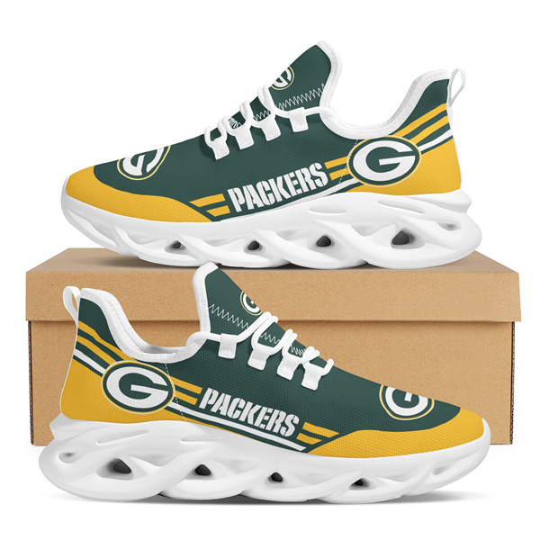 Women's Green Bay Packers Flex Control Sneakers 0013